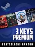 Bestsellers Random 3 Keys Premium (PC) - Steam Key  - GLOBAL